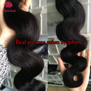Beauhair 4 Bundles with Closure(18 20 22 24+18 Free Part) Professional Brazilian Body Wave Hair 100% Unprocessed Virgin Human Hair Bundles with Closure Natural Black Human Hair Extensions Beauhair Store