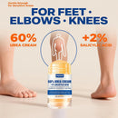 Urea Cream Stick 60% plus 2% Salicylic Acid, 2PCS Maximum Strength Urea Cream for Feet, Foot Lotion Stick for Cracked Heels, Dry Hands & Rough Knees, Callus Remover & Skin Softener, Soften Dead Skin Infinity Warehouse