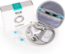GLO Science So Brilliant Tooth Whitener Set – Fast, Sensitivity Free Teeth Whitening Technology – Includes Warming Mouthpiece with LED Light, 6% Hydrogen Peroxide Gel Pods, Lip Balm, & Travel Case Infinity Warehouse