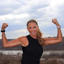 Sweaty Bands Womens Girls Headband - Non-Slip Velvet-Lined Workout Hairband - Booty Camp Camo Black Gray 1-Inch Sweaty Bands