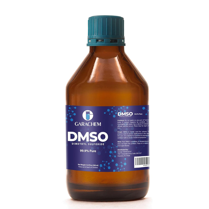 Pure DMSO in a Glass Bottle, Pure Liquid Dimethyl Sulfoxide 16.9 OZ, Non-Diluted, Low Odor Infinity Warehouse