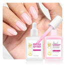 Protein Nail Strengthener for Gel Enthusiasts: Repair Thin Weak Peeling Nails After Acrylics Gel Removal - Milky White Nail Hardener and Growth Treatment Ridge Filler Milky White Polish Infinity Warehouse