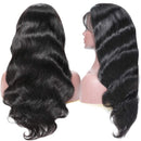 UNice 10A Body Wave Silk Base Fake Scalp Human Hair Closure Wigs for Black Women, Brazilian Virgin Hair Middle Part Lace Closure Wig Pre Plucked with Baby Hair 150% Density (20 inch) UNICE Store