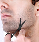 Utopia Care Curved and Rounded Facial Hair Scissors for Men - Mustache, Nose Hair & Beard Trimming Scissors, Safety Use for Eyebrows, Eyelashes & Ear Hair-Professional Stainless Steel (Black) Utopia Care