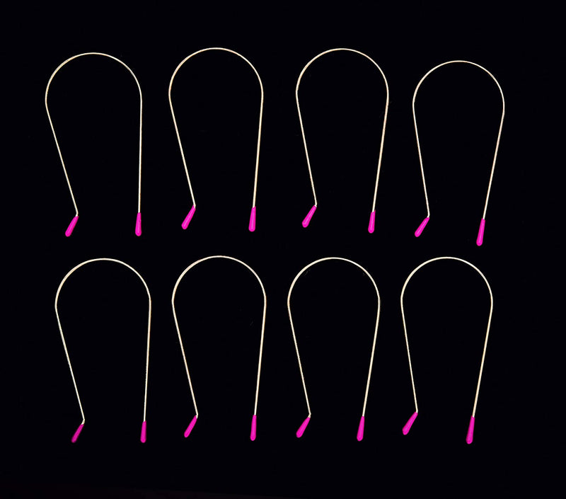 Sun's Out Beauty LARGE (1 1/2") Premium Hot Roller Clips - Curler Clips - Pink (8 count) Sun's Out Beauty Store