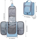 Hanging Travel Toiletry Bag Kit Cosmetic Makeup Organizer for Women and Men (Sky Blue) Narwey Store