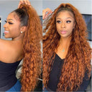 30 Inch Lace Front Wigs Human Hair Water Wave 100% Unprocessed Brazilian Virgin Hair Wigs With Baby Hair For Black Women 12A Glueless Lace Front Human Hair Wigs 150% Density Wigs (30,13x4 water wave) Zhuomei BEAUTY Store