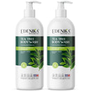 Tea Tree Oil Body Wash, Cleanses & Relieves Itchy Skin, Soothes Jock Itch, Acne & Ringworm, Shower Gel for Dry and Sensitive Skin, Women & Men, Organic & Natural, 16 fl oz, 2-Pack Infinity Warehouse