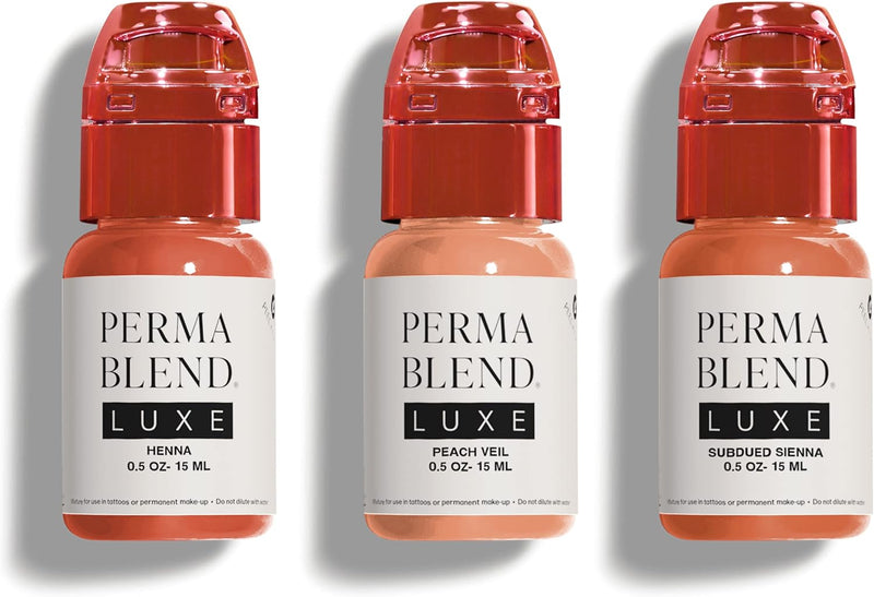 Perma Blend Luxe - Rose Lip Set - 3 Count (0.5 oz Each) Infinity Warehouse