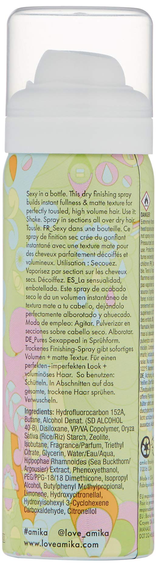 Amika Un Done Volume and Matte Texture Spray Unisex 1 oz amika