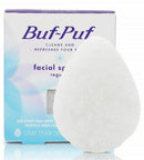 Buf-Puf Regular Facial Sponge Dermatologist Developed Removes DeepDown Dirt that Causes Breakouts and Blackheads Reusable Exfoliating, white, 1 Count Buf-Puf