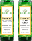 Vitamin C Facial Cleanser and Toner Combo 2-Pack - Cleanse and Tone Your Skin for Soothing Skincare Results Flawless. Younger. Perfect. Store
