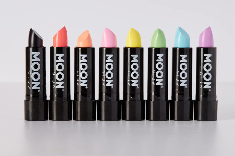 Moon Glow - Blacklight Neon UV Lipstick 0.16oz - Pastel Orange – Glows Brightly Under Blacklights/UV Lighting! Moon Glow