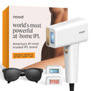 NEW Nood™ Flasher Pro — IPL Laser Hair Removal Device for Women & Men with Sapphire Cooling — Pain-free & Permanent, Visible Results After First Use & Works Everywhere Hair Grows — Gloss White Infinity Warehouse