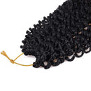 Dorsanee Passion Twist Hair Water Wave Crochet Braids for Passion Twist Crochet Hair Passion Twist Braiding Hair Hair Extensions (6Packs, 14Inch, 1