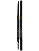 Palladio Beauty Brow Definer Pencil, Black Brown, Ultra Precise Twist-Up Eye Brow Pencil with Long-Staying Power, Spooley Brush Blends Color for Natural Finish, No Eyebrow Pencil Sharpener Required Palladio