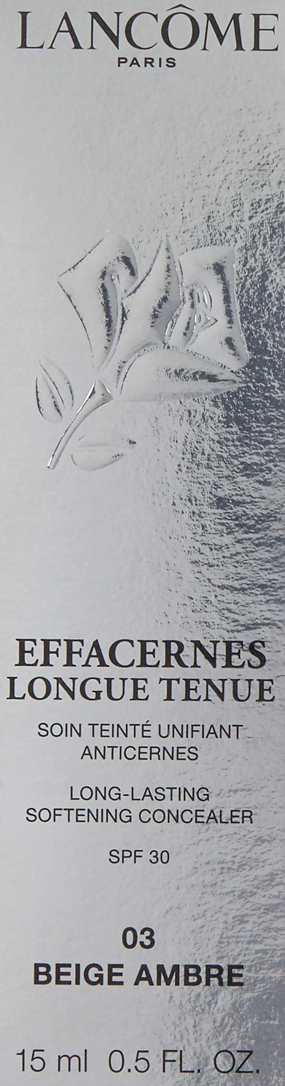 Lancome Effacernes Longue Tenue Softening Concealer SPF 30, No. 03 Beige Amber, 0.5 Ounce LANCOME PARIS