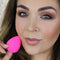Beauty Junkees Makeup Sponge Blender - Pink Egg Foundation Makeup Blender Sponge, Liquid Cream Powder Contour Blending Sponges, Make Up Applicator, Cosmetic Blenders, Wet Dry Beauty Sponge, Latex Free Beauty Junkees