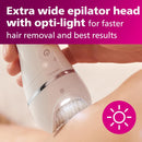 Philips Beauty Epilator Series 8000 for Women, with 3 Accessories, BRE700/04 Infinity Warehouse