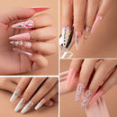 Beetles Gel Polish Nail Art Rhinestones,Crystal Glass AB Rhinestone Gems (120 + 3456 Pcs）for Gel Nail Polish/Nail Dipping Powder/Nail Acrylic Powder Decoration with Nail Rhinestone Glue and Nail Brush beetles Gel Polish Store