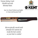 Kent 20T Handmade Folding Pocket Comb for Men, Fine Tooth Hair Comb Straightener for Everyday Grooming Styling Hair, Beard or Mustache, Use Dry or with Balms, Saw Cut Hand Polished, Made in England KENT