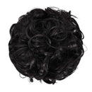 ROSEBUD Chignon Hairpiece Curly Bun Extensions Scrunchie Updo Hair Pieces Synthetic Combs in Messy Bun Hair Piece for Women Rose bud