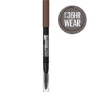 Maybelline TattooStudio Waterproof Eyebrow Pencil, Sharpenable, Longwear, Long Lasting Eyebrow Pencil, Defined Brows, Pigment Brow Pencil, Medium Brown, 1 Count Maybelline New York