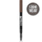 Maybelline TattooStudio Waterproof Eyebrow Pencil, Sharpenable, Longwear, Long Lasting Eyebrow Pencil, Defined Brows, Pigment Brow Pencil, Medium Brown, 1 Count Maybelline New York
