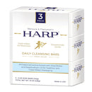 HARP pH-Balanced (5.0-6.0) Body Wash Bar. 100% Syndet. Protects Moisture Barrier For Sensitive, Dry or Irritated skin. + Shea Butter/Borage Oil. Non-Comedogenic. FRAGRANCE FREE Infinity Warehouse