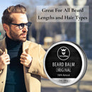Unscented Beard Balm - Styles, Strengthens & Softens Beards and Mustaches - 100% Natural Beard Conditioner with Organic Shea Butter, Tea Tree, Argan & Jojoba Oils by Striking Viking Striking Viking Store