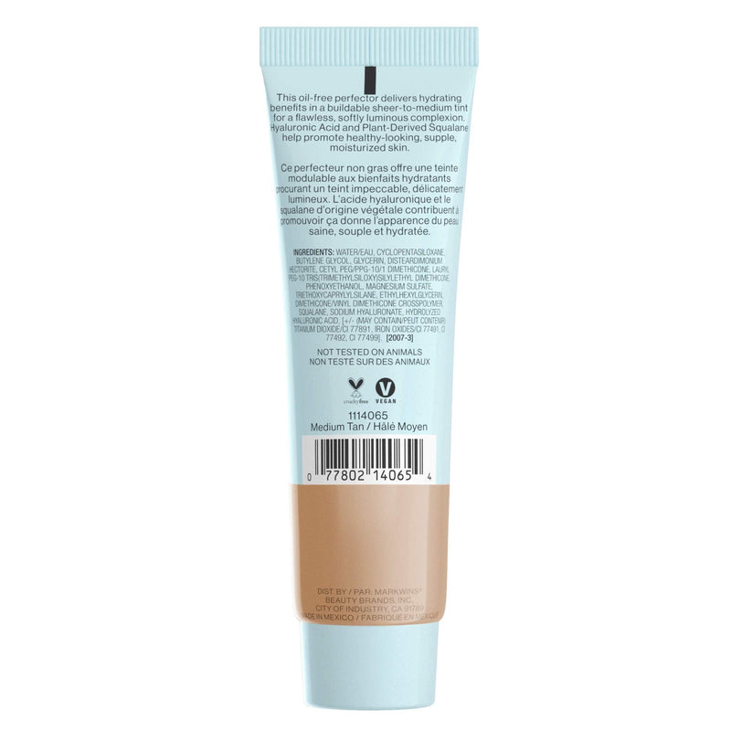 Wet n Wild, Bare Focus Tinted Hydrator Tinted Skin Veil Nourishing Foundation Hyaluronic Acid, Medium Tan, 0.91 Fl Oz Wet n Wild Store