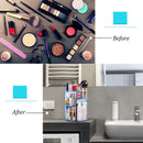 360 Rotating Makeup Organizer, Makeup Carousel Spinning Holder Storage Rack, Large Capacity Make up Caddy Shelf Cosmetics Organizer, Great for Countertop, Blue sanipoe
