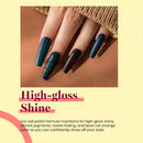 Beetles 23 Pcs Gel Nail Polish Kit-Cozy Campfire Fall Winter Orange Yellow Green Gel Nail Polish Set Colors Collection Soak Off LED Nail Lamp Base Top Coat Glitter Gel Polish Nail Kit Christmas Gifts beetles Gel Polish Store