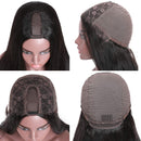 UNice Hair U Part Wig Human Hair, Glueless Straight Human Hair Wigs for Black Women, Brazilian Virgin Hair Full Head U Shape Clip in Half Wig 150% Density 22inch UNICE Store