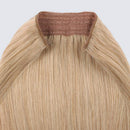 Sassina Halo Human Hair Extensions Remy Human Hair Ash Blonde Miracle Wire Extensions Invisible Fish Line Wire Hair Extension One Piece For A Full Head 100g 16inch