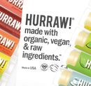 Hurraw! Baobab Banana Lip Balm: Organic, Certified Vegan, Cruelty and Gluten Free. Non-GMO, 100% Natural Ingredients. Bee, Shea, Soy and Palm Free. Made in USA HURRAW!
