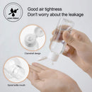 Travel Bottles Tsa Approved，2 oz Plastic Bottles Small Squeeze Bottles Leak Proof Silicone Travel Size Containers With Flip Cap Woaiwo-q