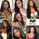 QTHAIR 14A Lace Front Wigs Human Hair 12A Grade Brazilain Straight Human Hair Wigs for Black Women 26" Pre Plucked Natural Hairline with Baby Hair 150% Density Natural Color QTHAIR Store