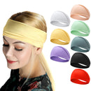8 Pack Headbands for Womens Yoga Wide Workout Hair Bands for Sports Wide Hair for Men Running Sweat Band Hairband ZUOSIVNAT