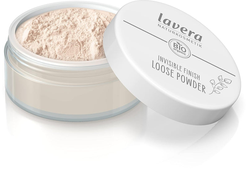 lavera Invisible Finish Loose Powder - Long Lasting Setting Powder - Sets Make Up & Provides Matte Finish - Transparent Face Powder - PETA Certified - Vegan - Made in Germany - 0.4 Oz Infinity Warehouse