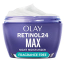 Olay Retinol Face Moisturizer, 24 MAX Anti-Aging Night Cream for Women, Fragrance-Free, Non Greasy - Anti-Wrinkle, Smooth Fine Lines, Tightening, Hydrating Skin Care - Peptides, Glycerin, 1.7 Oz Infinity Warehouse