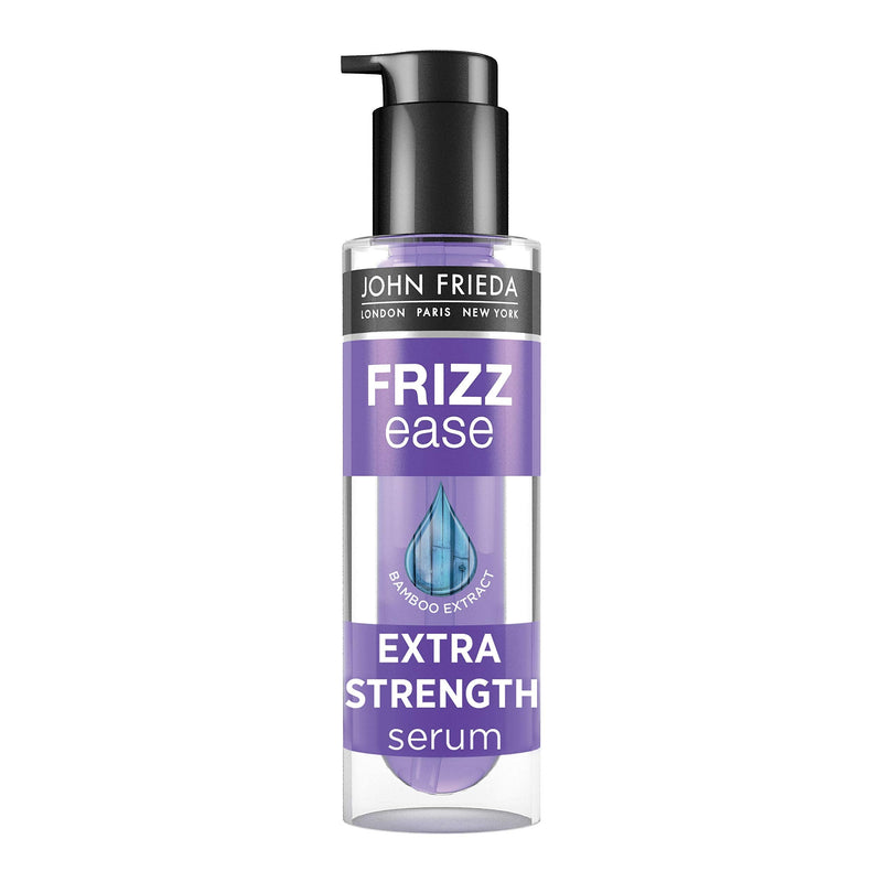 John Frieda Frizz Ease Extra Strength Serum, Nourishing Hair Treatment for Dry, Damaged, Frizzy Hair, Frizz Control and Heat Protectant with Bamboo Extract, 1.69 Ounce John Frieda