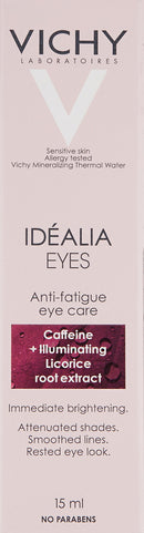 Vichy Idéalia Eye Cream with Caffeine & Vitamin C, Anti-Aging Eye Cream for Dark Circles & Fine Lines to Brighten & Smoothe, 0.5 Fl Oz Vichy