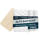 Oars + Alps Exfoliating & Moisturizing Bar Soap for Men, Deep Cleaning Soap, Clean Ingredients, All Skin Types, Blue Charcoal, 1pk Infinity Warehouse