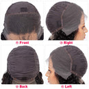 Pizazz 13x4 Lace Front Human Hair Wigs 9A Grade 150% Density Brazilian Deep Wave Lace Front Wig with Baby Hair Pre Plucked Natural Hairline Wigs for Black Women (24'') Pizazz Store
