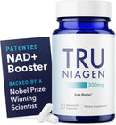 TRU NIAGEN Patented NAD Supplement for Brain Function, Anti Aging & Cell Regeneration, 300mg Niagen, 90 Servings | Supports Cellular Energy, Muscle | Nicotinamide Riboside (NR) Take 1 Daily | 1 Bottle Infinity Warehouse