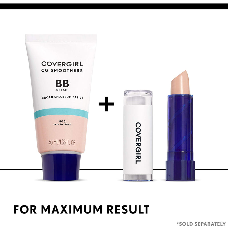 COVERGIRL Smoothers Moisturizing Concealer Stick, Concealer Makeup, 0.14 Ounces ,Concealer for Dark Circles, Full Coverage Concealer, Under Eye Concealer, Packed with Good-For-You Botanicals COVERGIRL