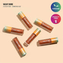 Kaja Lip Tint - Vacay Shine | Glowy, Nourish, Sheer Finish, Travel Size, 01 Beachy Nude, 0.12 Oz Kaja