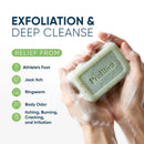 Antifungal Soap Bar with Tea Tree Oil & Charcoal, Exfoliating Scrub Soap for Body & Foot, Helps with Ringworm, Jock Itch & Athlete’s Foot, Antibacterial Body Wash Alternative for Men & Women, 2 Bars Infinity Warehouse