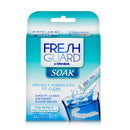 Fresh Guard Soak Specially Formulated CLEANER for Retainers Mouthguards& Removable Braces-24 Count & DenTek Comfort Fit Dental Guard Kit DenTek
